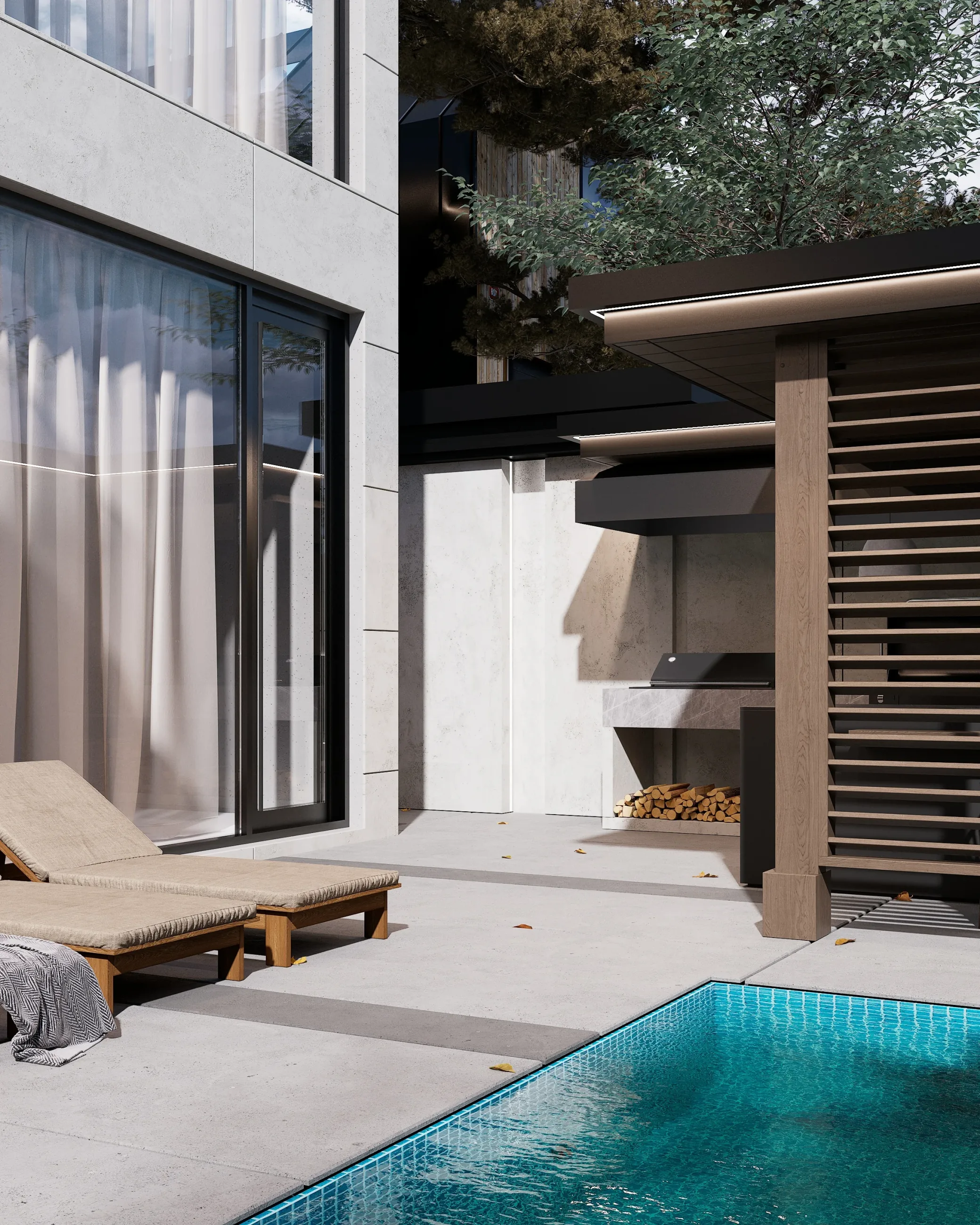 Дом на Белой речке - хай-тек - Все фото 18