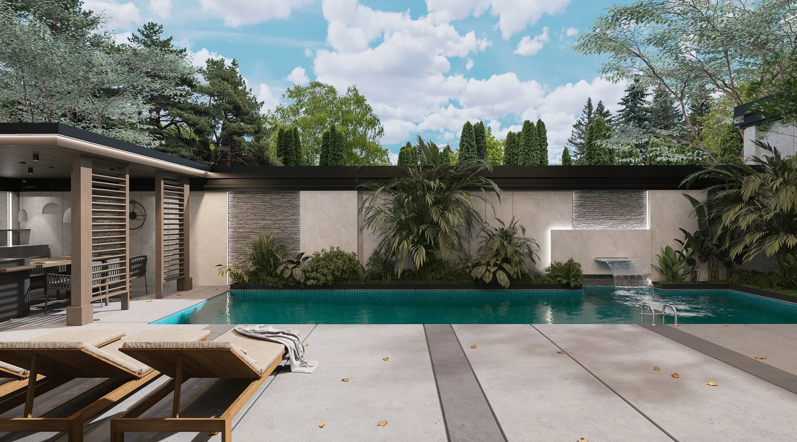 Дом на Белой речке - хай-тек - Все фото 2