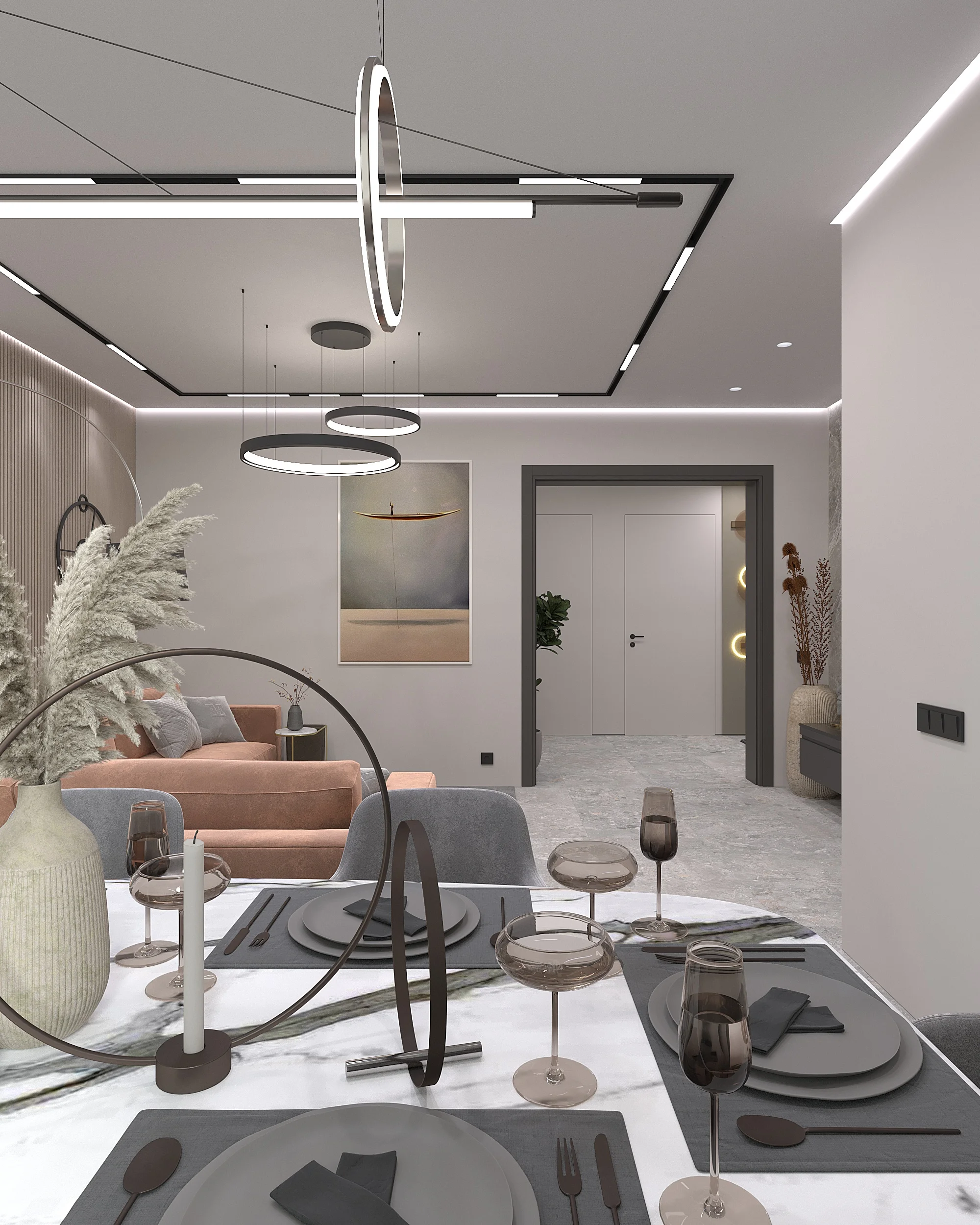 Квартира в Дубках - гостиная 9