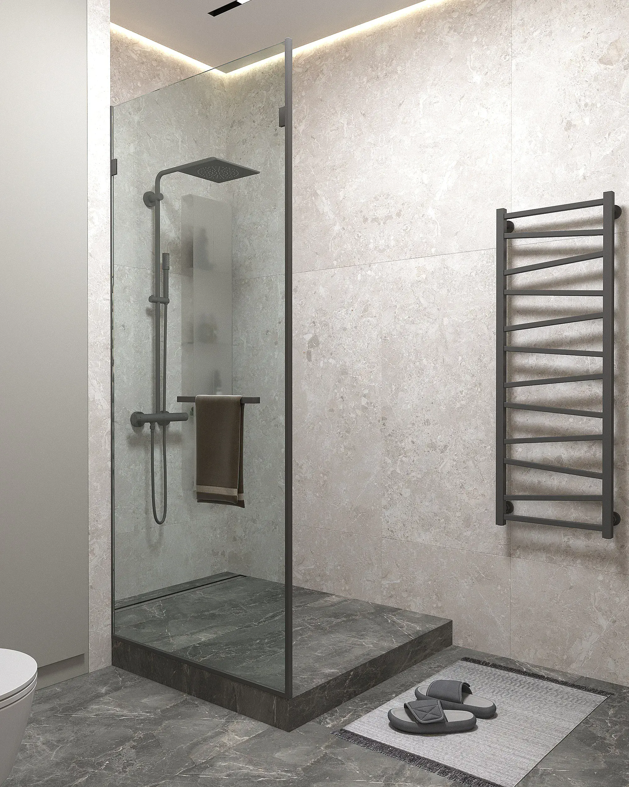 Квартира в Дубках - душ 4