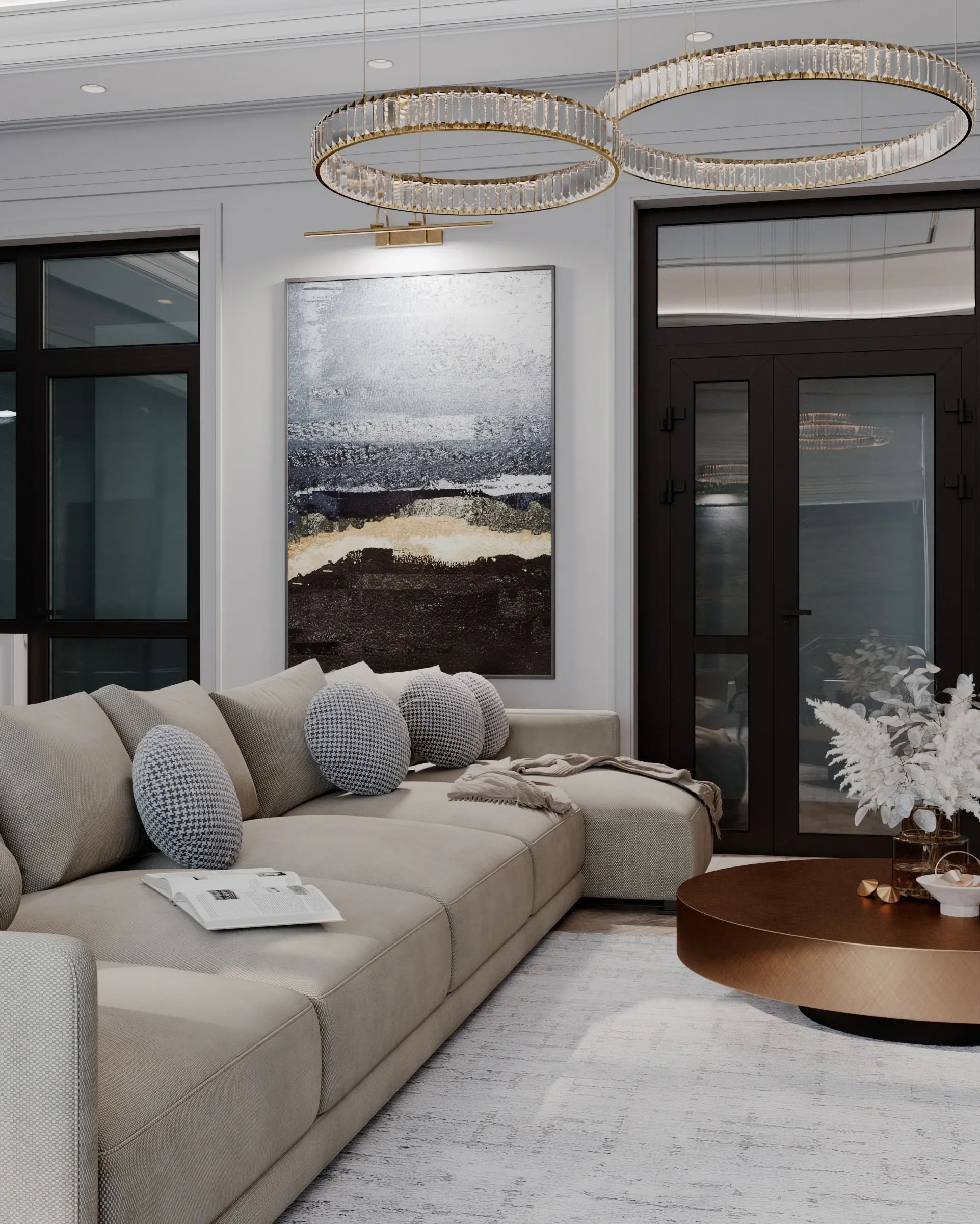 Гостиная в стиле неоклассика - Все фото 12