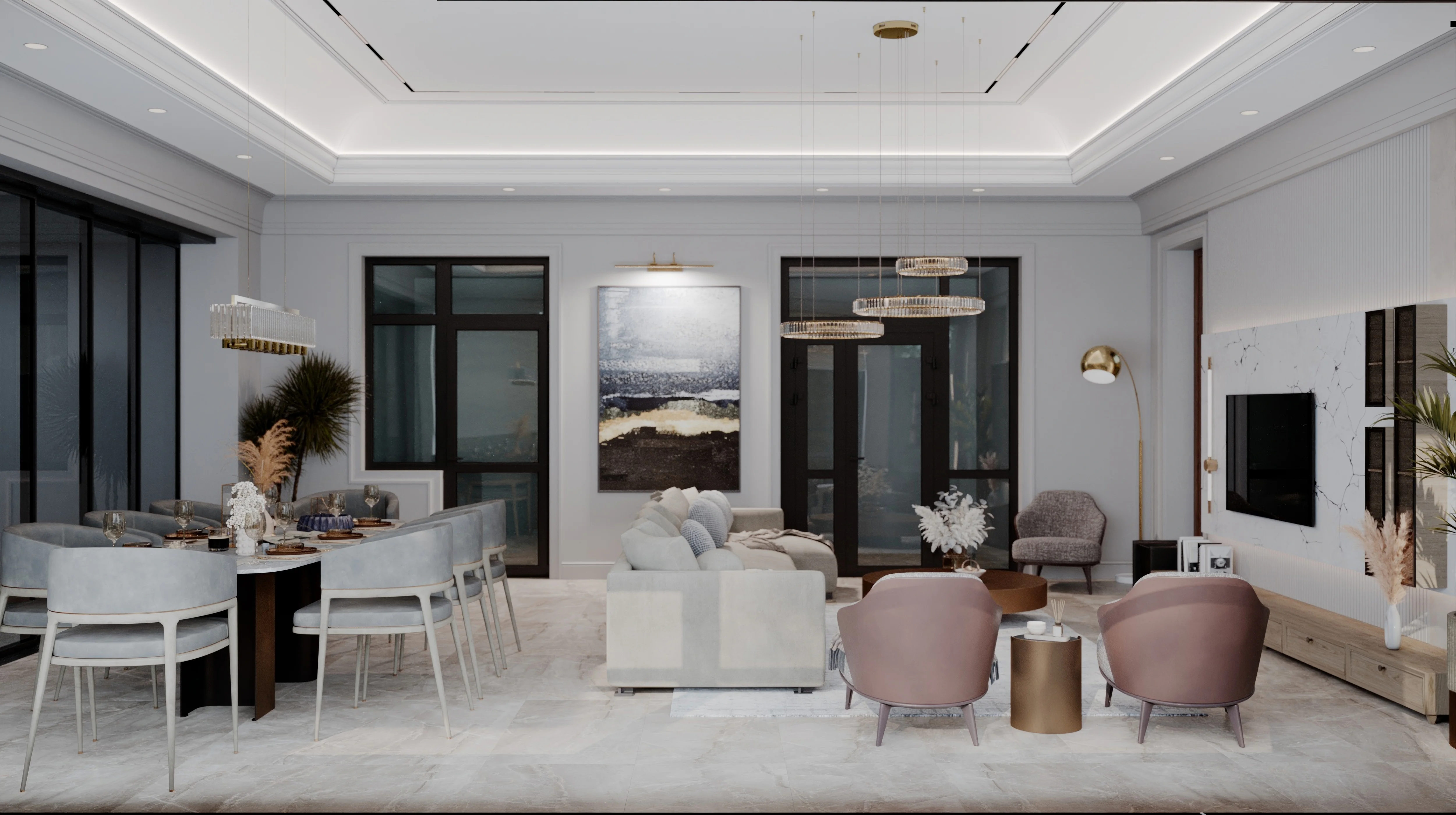 Гостиная в стиле неоклассика - Все фото 3