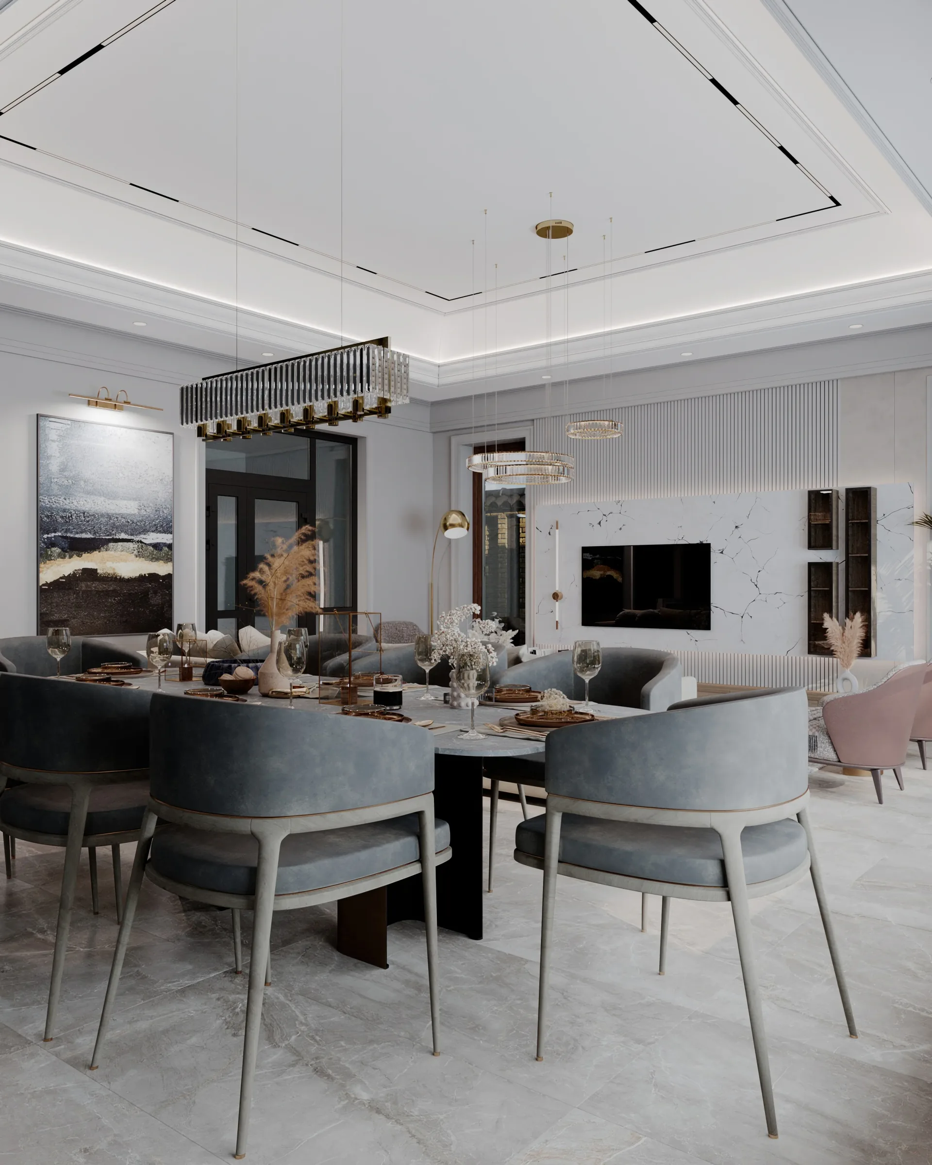 Гостиная в стиле неоклассика - Все фото 8