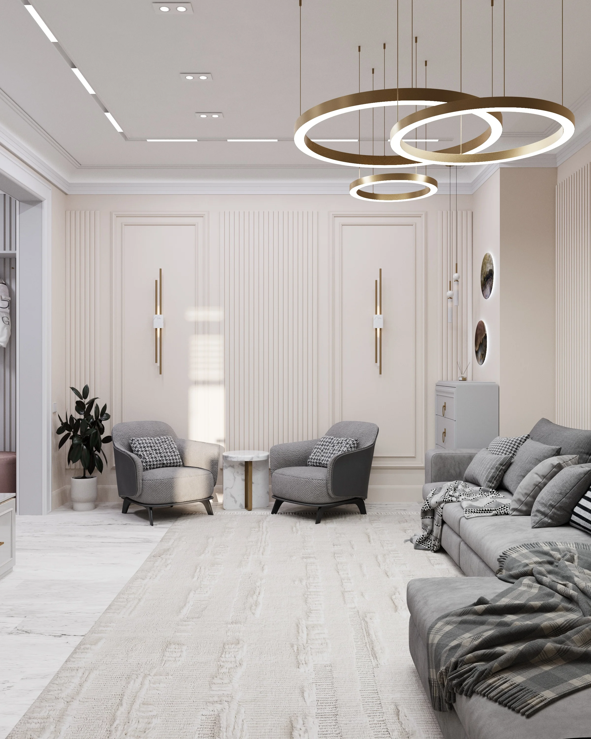 Квартира на Театральной 103 - гостиная 4