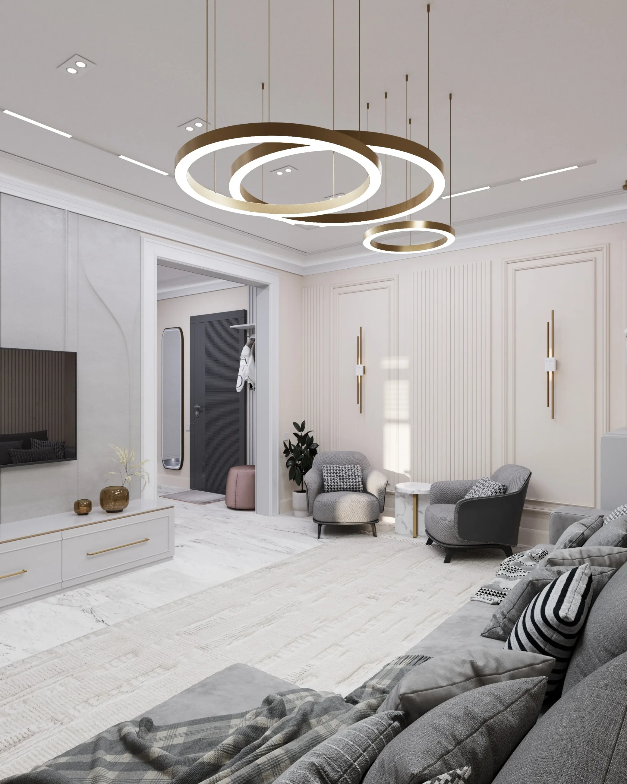 Квартира на Театральной 103 - гостиная 5