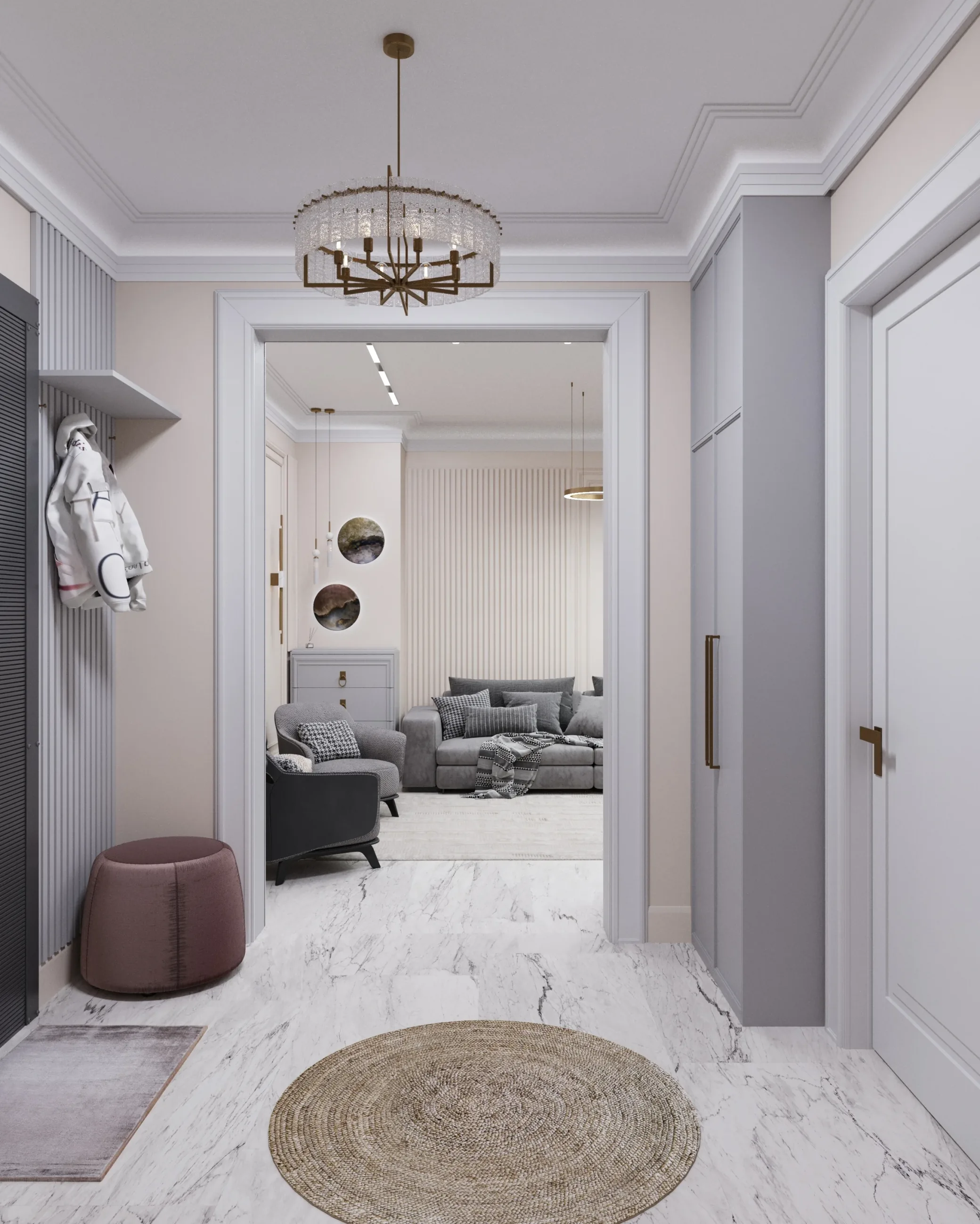 Квартира на Театральной 103 - прихожая 3