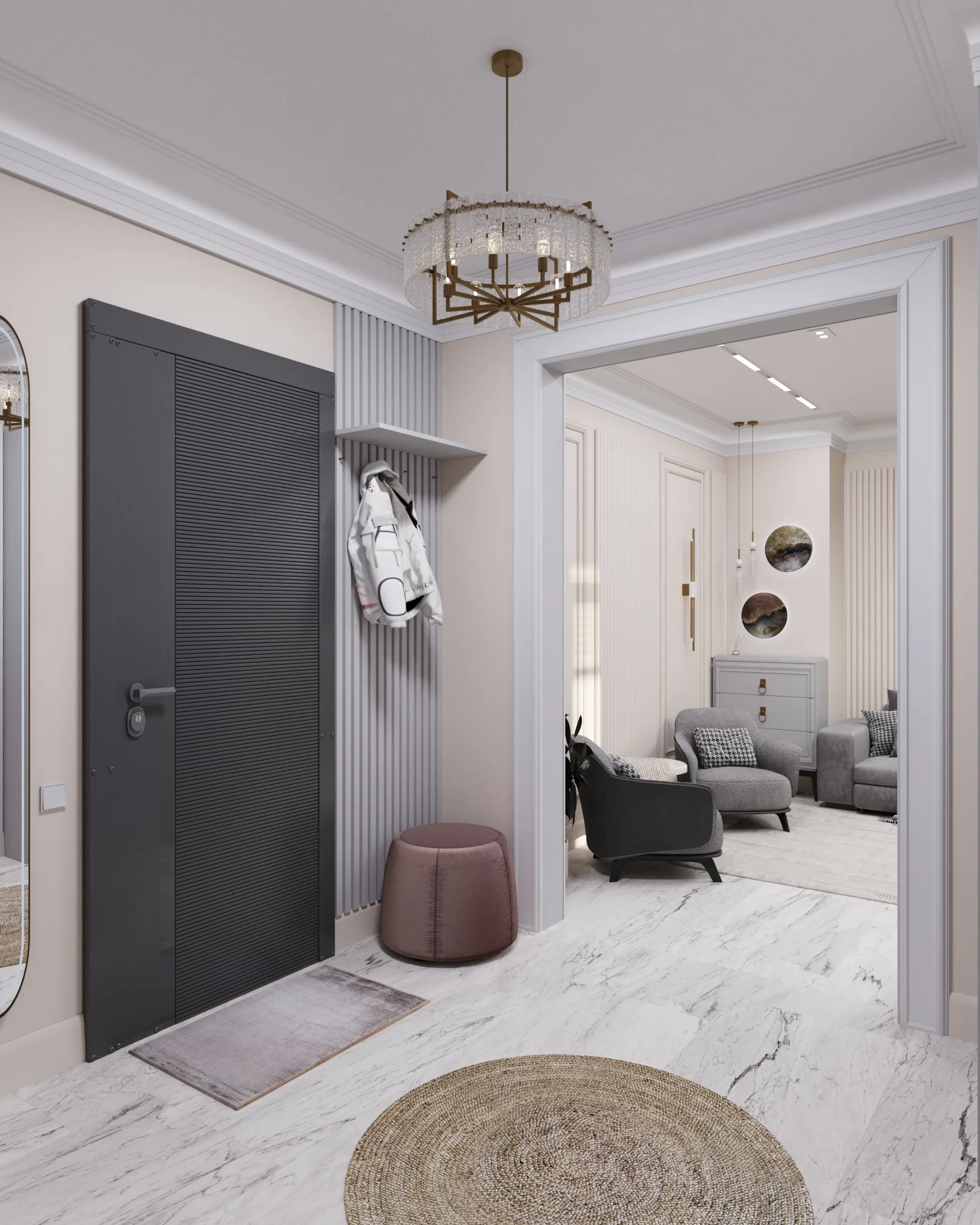 Квартира на Театральной 103 - прихожая 6