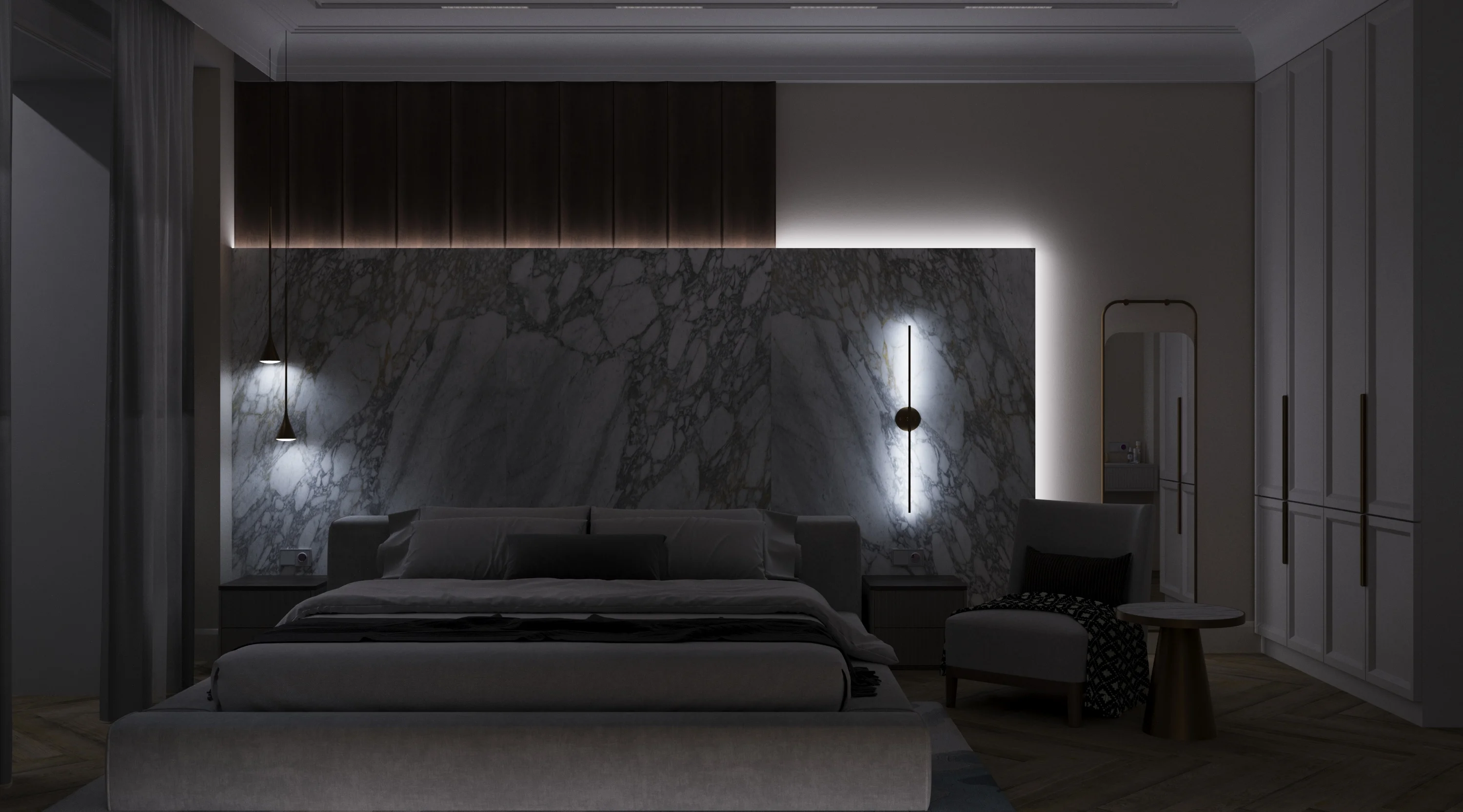 Квартира на Театральной 103 - спальня 11