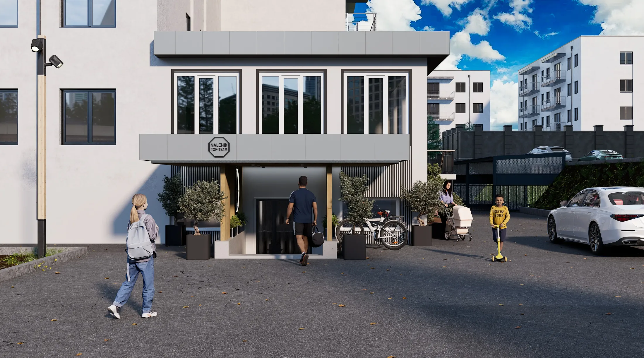 Спортзал на Театральной - экстерьер 2