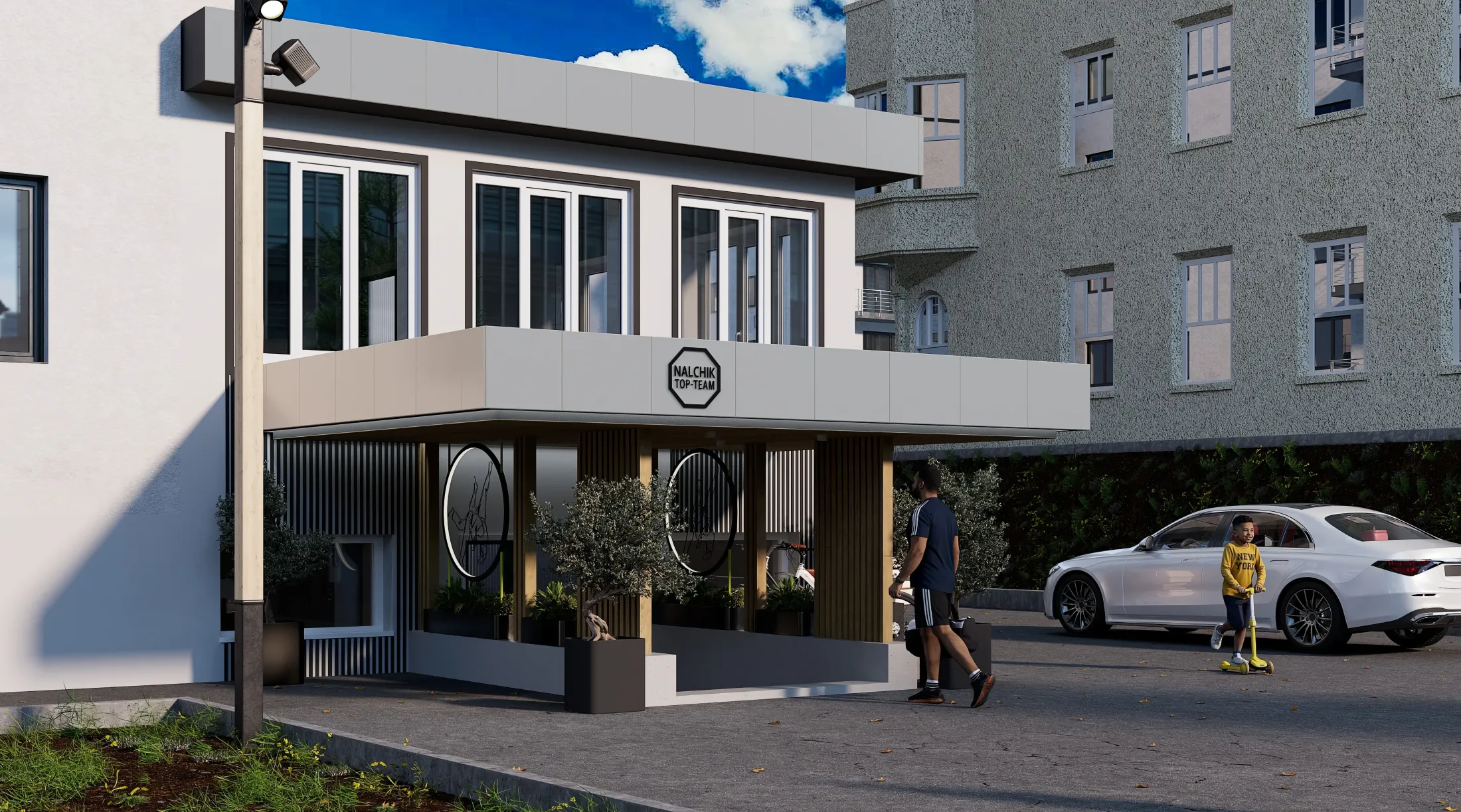 Спортзал на Театральной - экстерьер 3