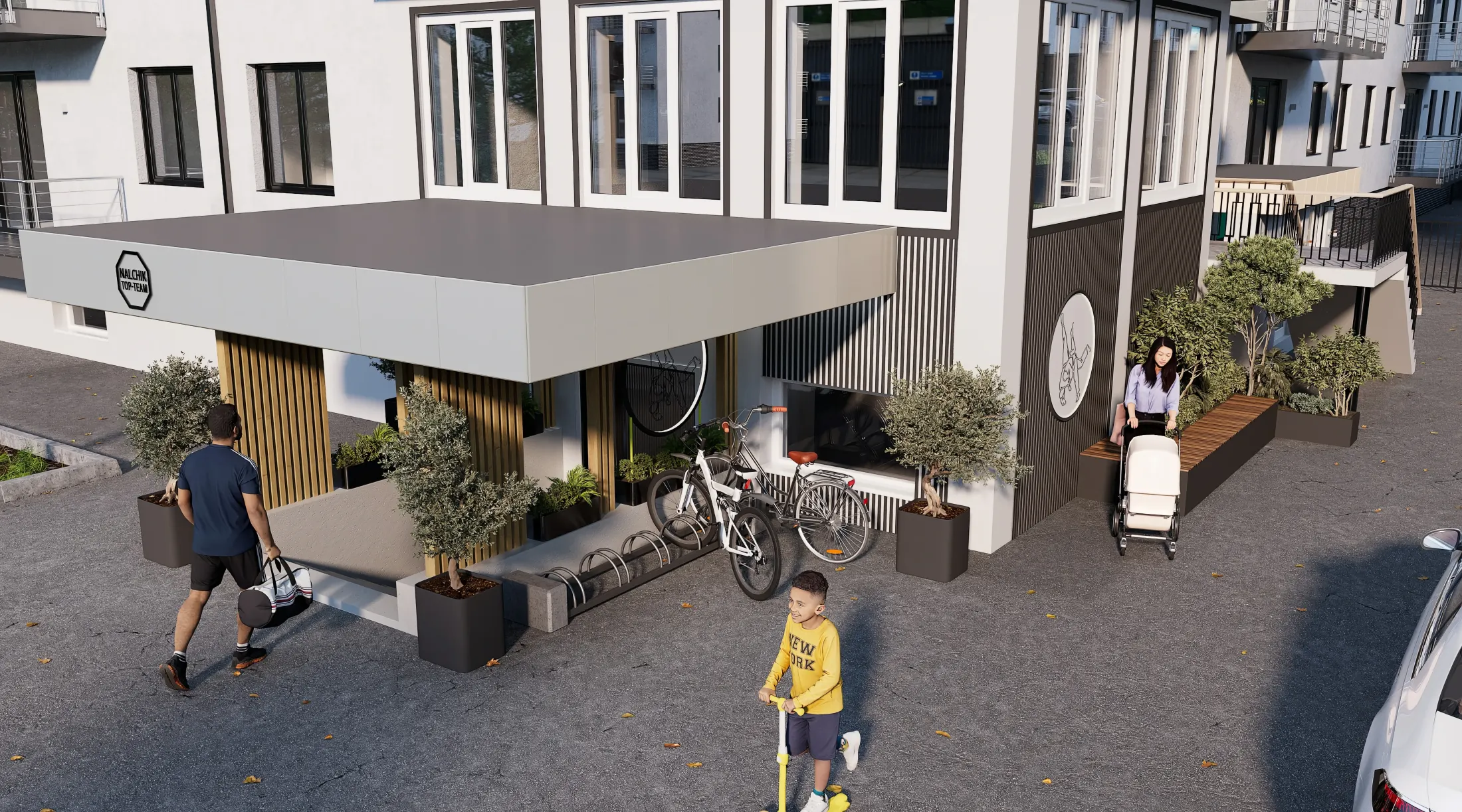 Спортзал на Театральной - экстерьер 8